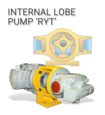 Internal lobe pumps